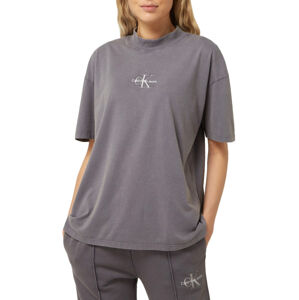 Calvin Klein dámské šedé Boyfriend tričko - XS (PTP)